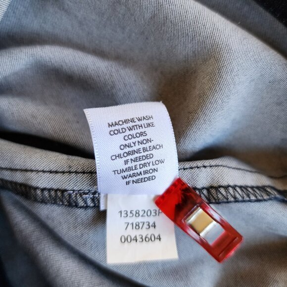 J Jill Dark Denim Tunic Shirt~LP - Picture 11 of 11